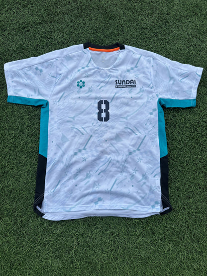 駿台学園サッカー部2025 FP シャツ 白