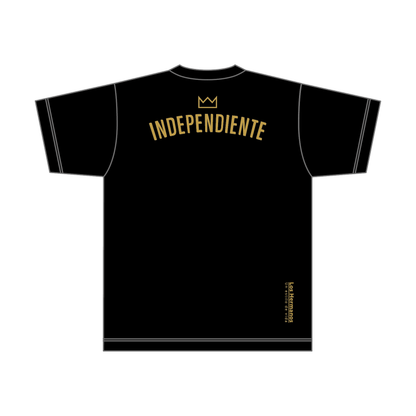 【BtoB】INDEPENDIENTE_ドライTシャツ／ネイビー×ゴールド