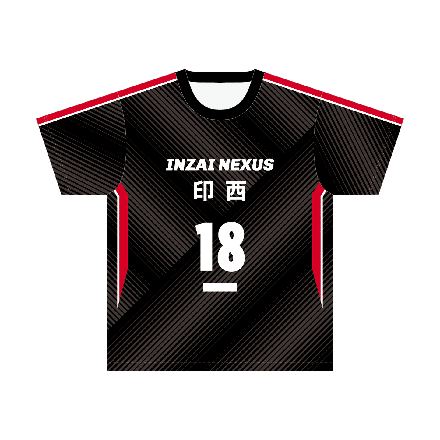 INZAI NEXUS 男子バレーゲームシャツ（印西）