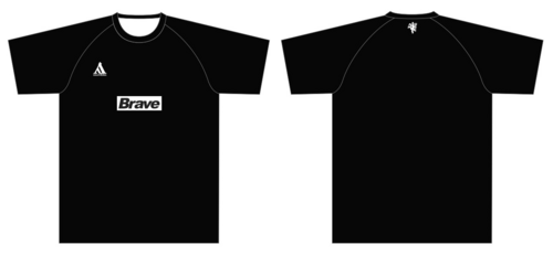 【BtoB】上尾朝日_プラクティスTシャツコーチ用半袖Tシャツ（黒・ボックス）