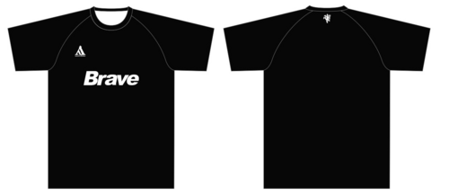 【BtoB】上尾朝日_プラクティスTシャツコーチ用半袖Tシャツ（黒・ノーマル）