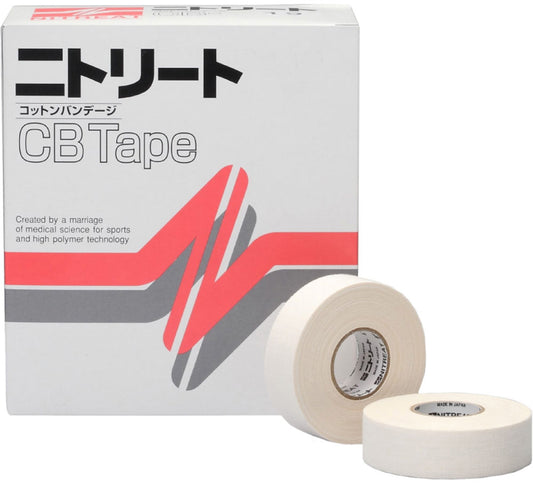 CBテープ 19ｍｍ×12ｍ 16巻 テーピング 非伸縮タイプ／二トリート