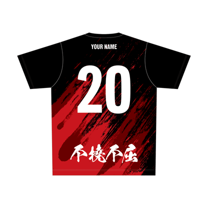 駿台学園サッカー部 フルデザインTシャツA（番号・ネームあり）