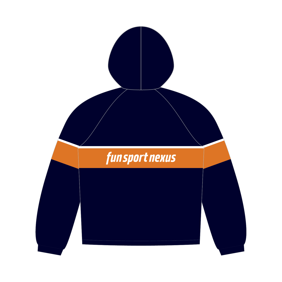 fun sport nexus 2026冬 スタッフ用ウィンドブレーカー（フード付）