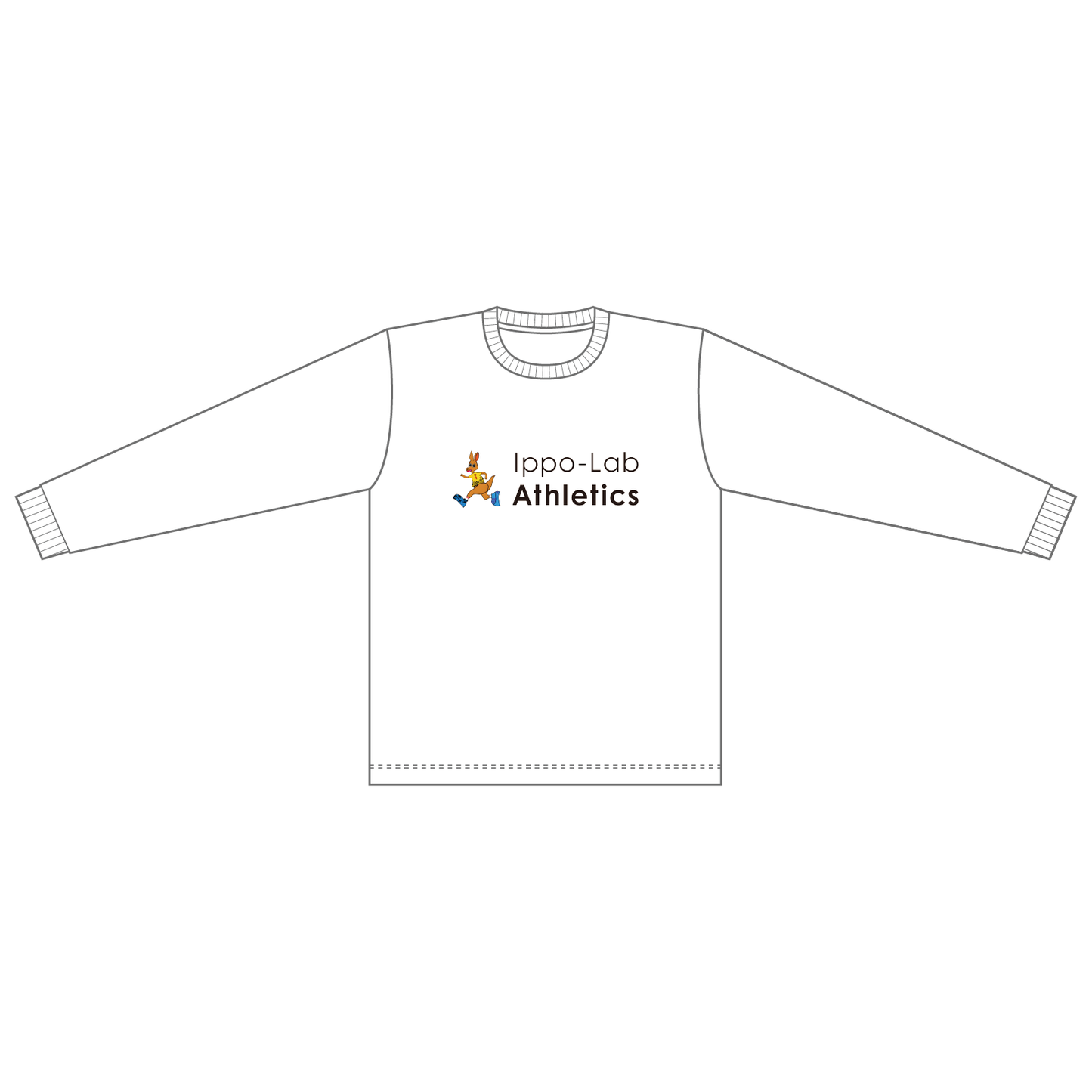 ILA キッズロングスリーブ 胸元ロゴ大