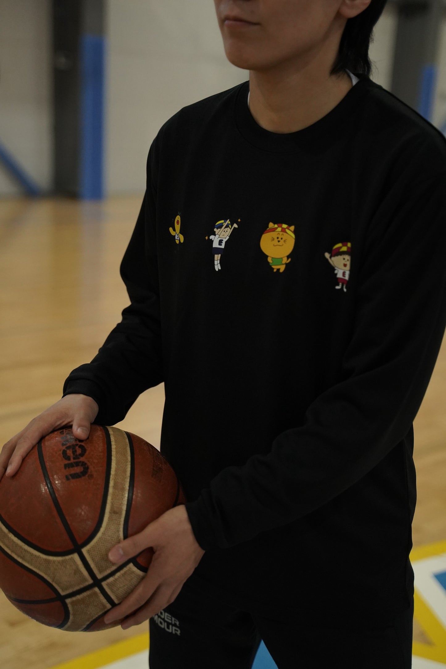 エルくんラックちゃんプリント ロンT