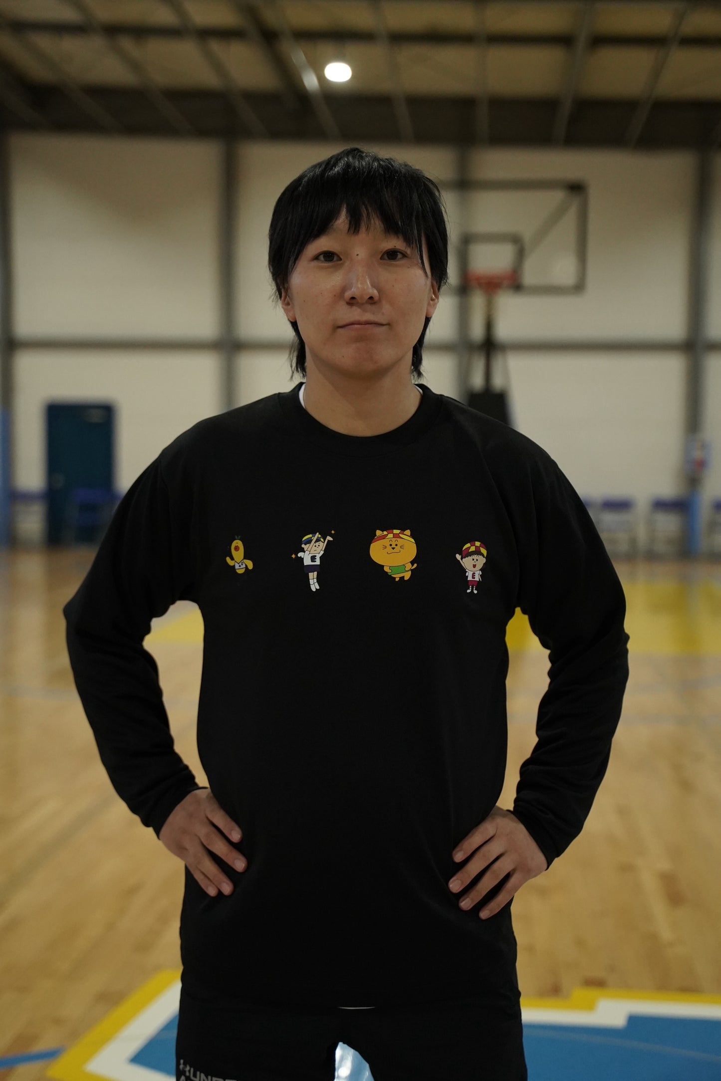 エルくんラックちゃんプリント ロンT