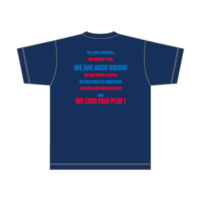 上尾大石 保護者用Tシャツ／ネイビー