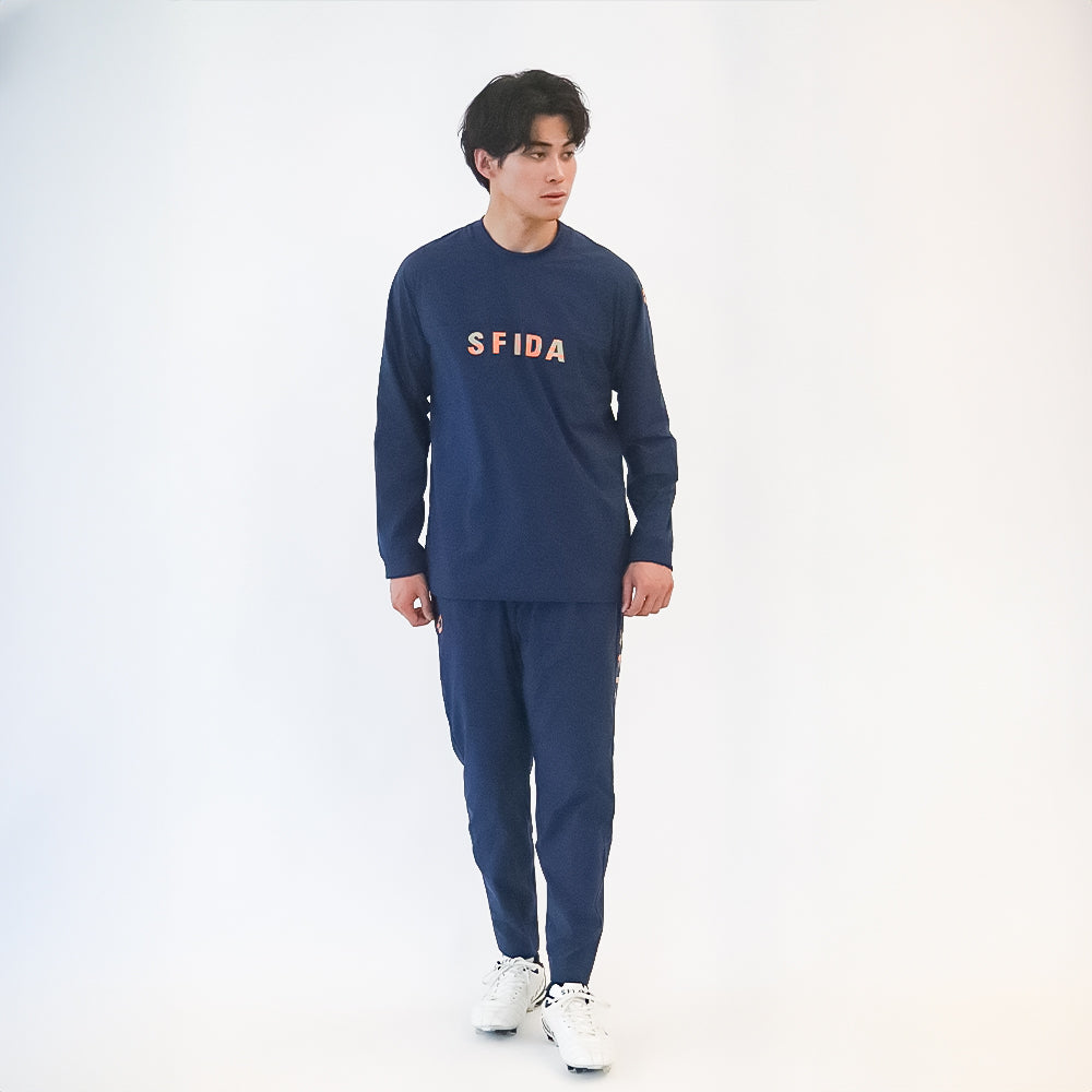 裏メッシュストレッチウインドクルートップ／SFIDA（スフィーダ）