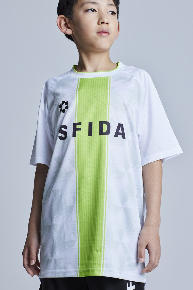 [キッズ/ジュニア]プラクティスシャツ センターストライプJR／SFIDA（スフィーダ）