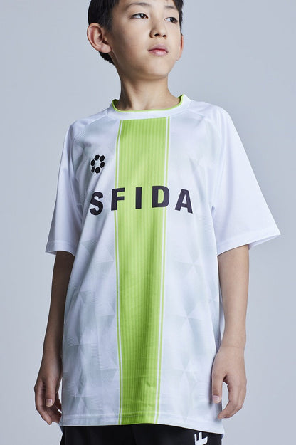 [キッズ/ジュニア]プラクティスシャツ センターストライプJR／SFIDA（スフィーダ）