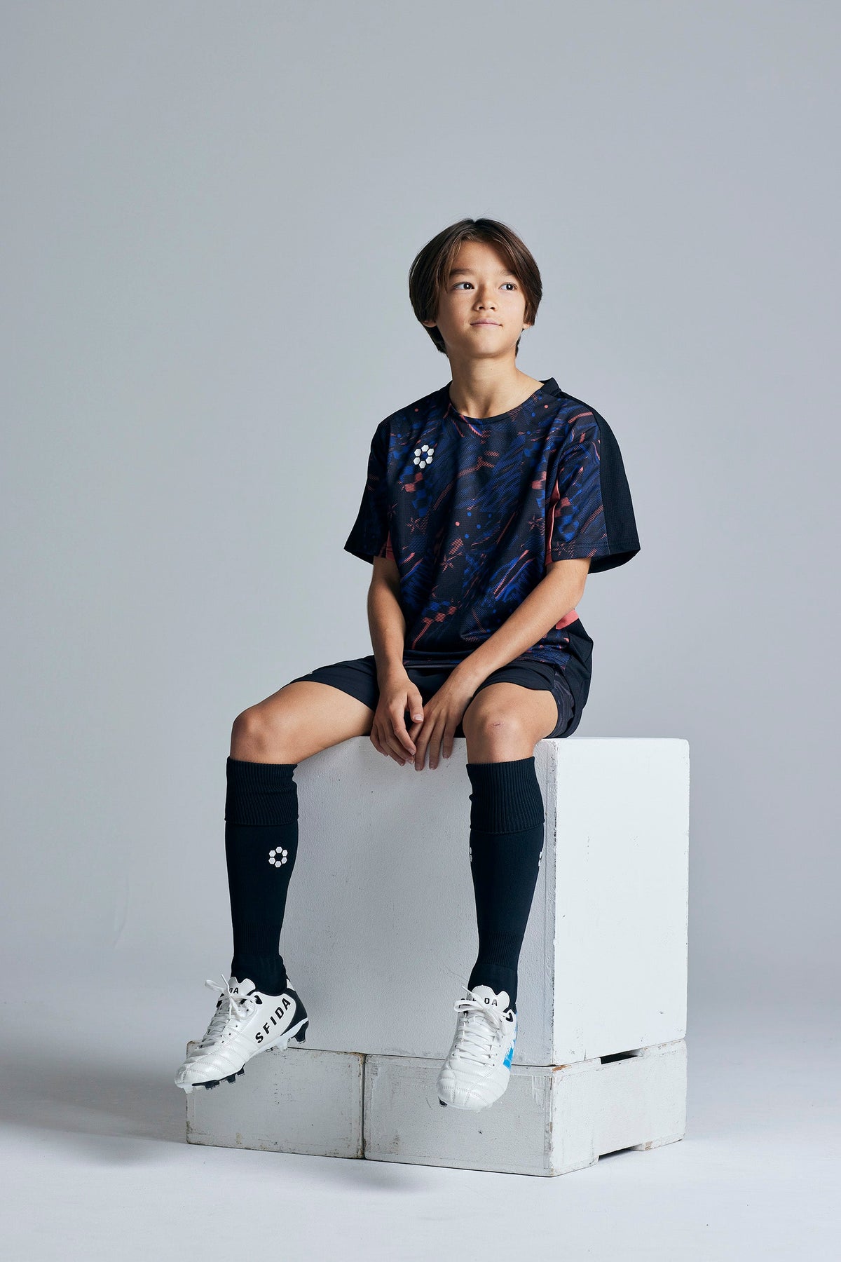 [キッズ/ジュニア]Teampress プラクティスシャツS/S／SFIDA（スフィーダ）