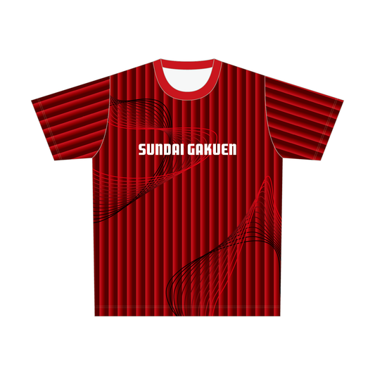 駿台学園サッカー部 フルデザインTシャツB（番号・ネームあり）