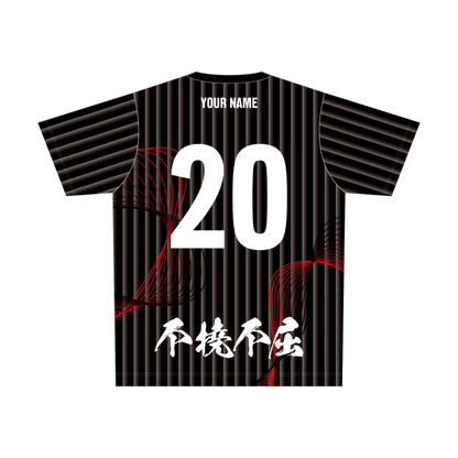 駿台学園サッカー部 フルデザインTシャツB（番号・ネームあり）