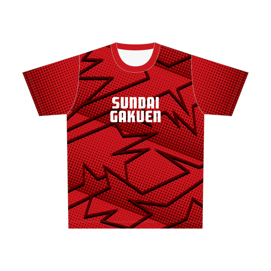 駿台学園サッカー部 フルデザインTシャツC（番号・ネームあり）