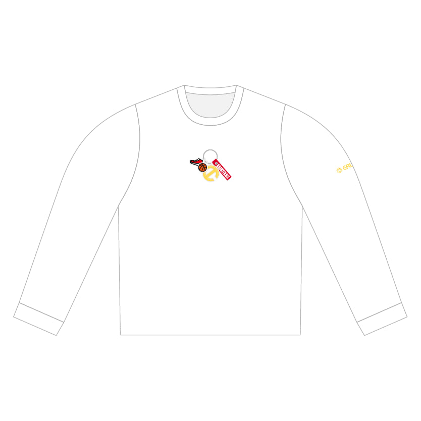 ERUTLUC シグニチャーロングスリーブTシャツ／無地