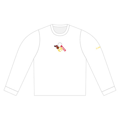 ERUTLUC シグニチャーロングスリーブTシャツ／無地