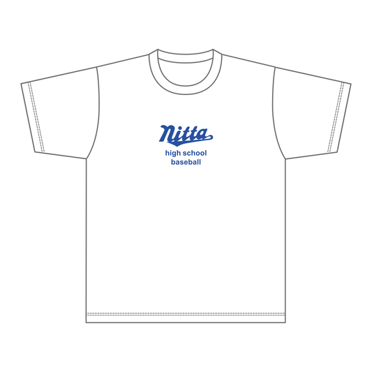 【デモ】新田高校野球部_TシャツB