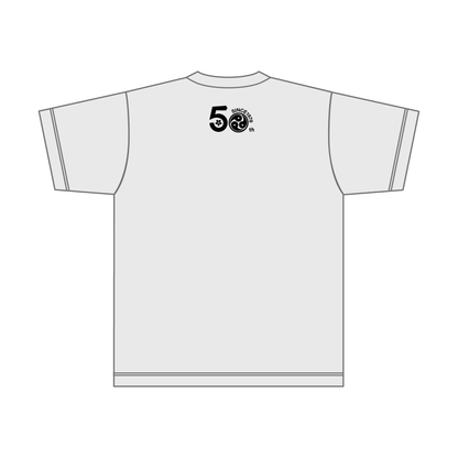 まがたま太鼓 コットンTシャツ／ブラックロゴ