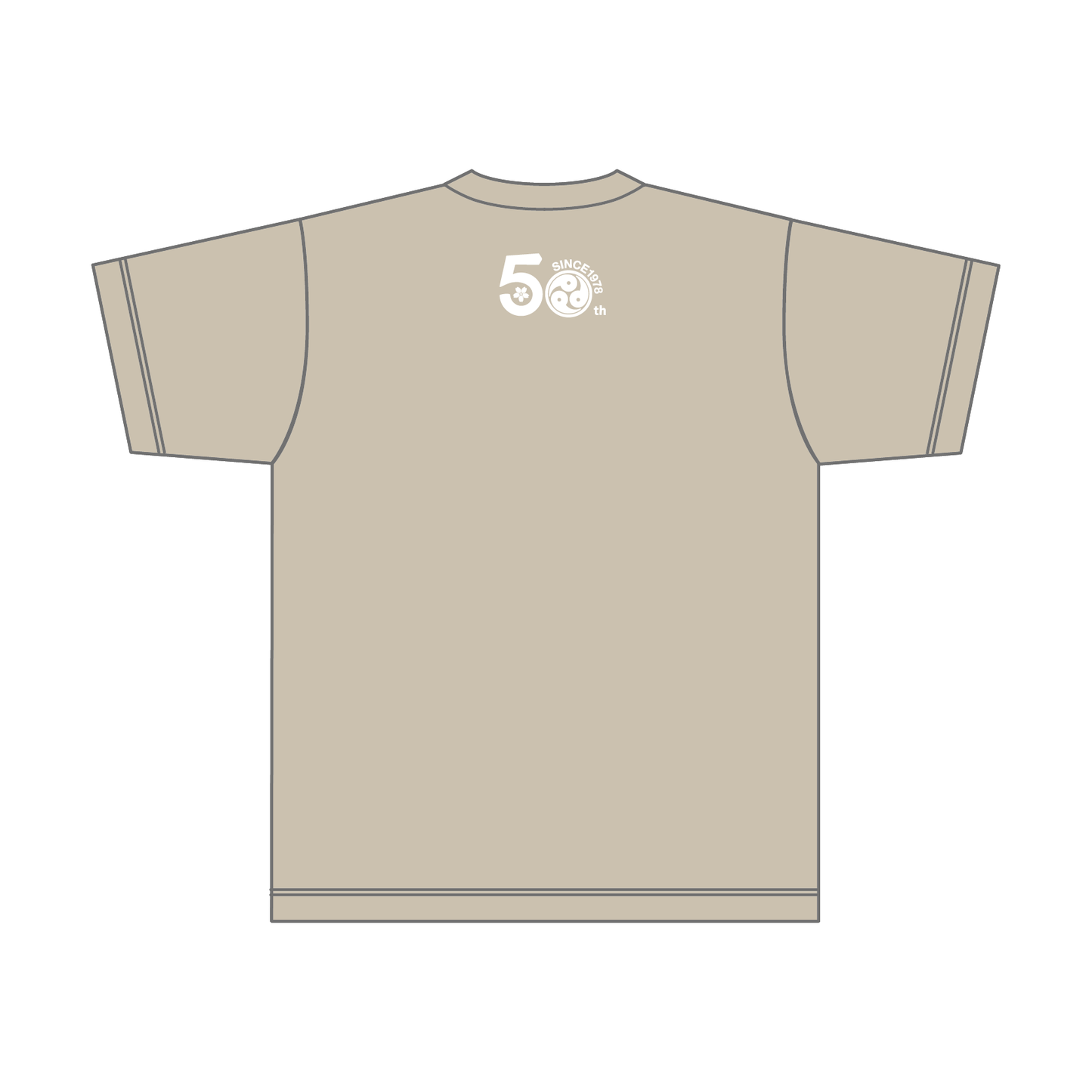 まがたま太鼓 コットンTシャツ／ホワイトロゴ