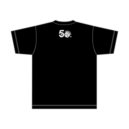 まがたま太鼓 コットンTシャツ／ホワイトロゴ