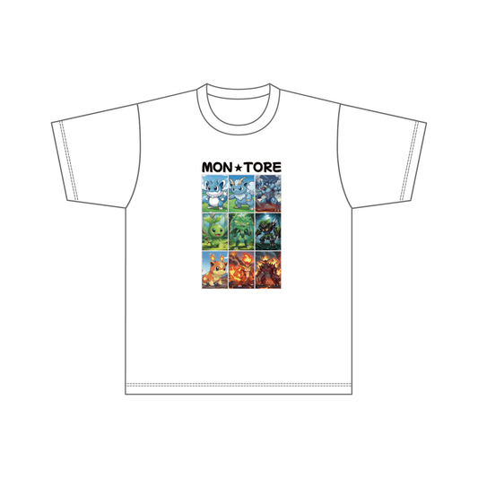 9種のキャラクターTシャツ