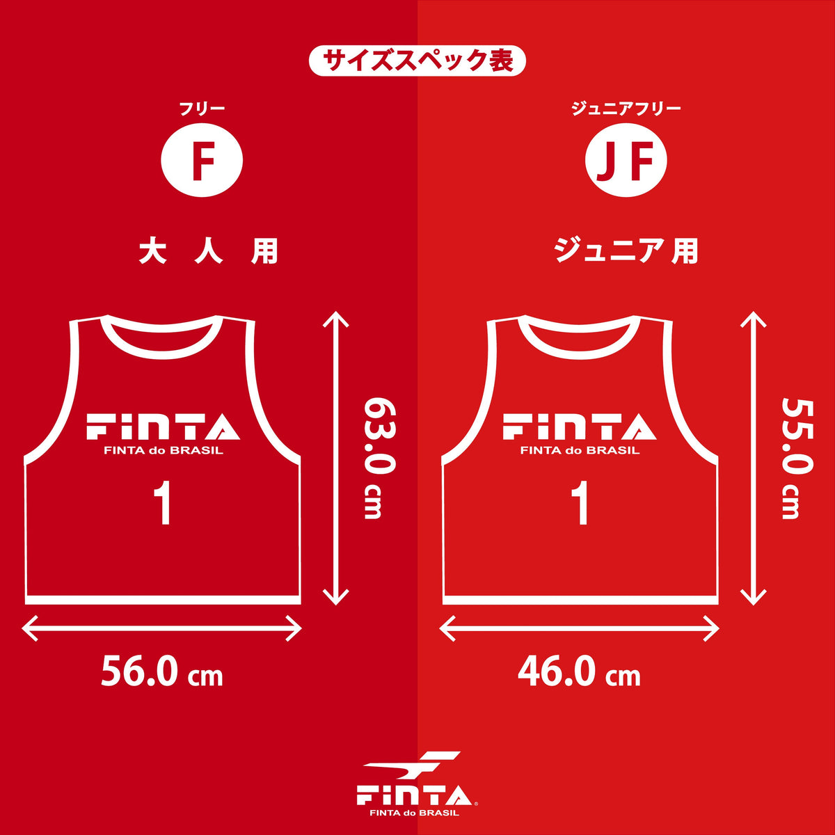 フィンタ 昇華 ビブス  10枚セット  FT3525