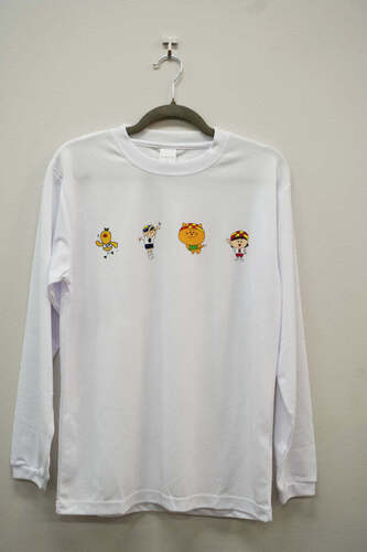 エルくんラックちゃんプリント ロンT