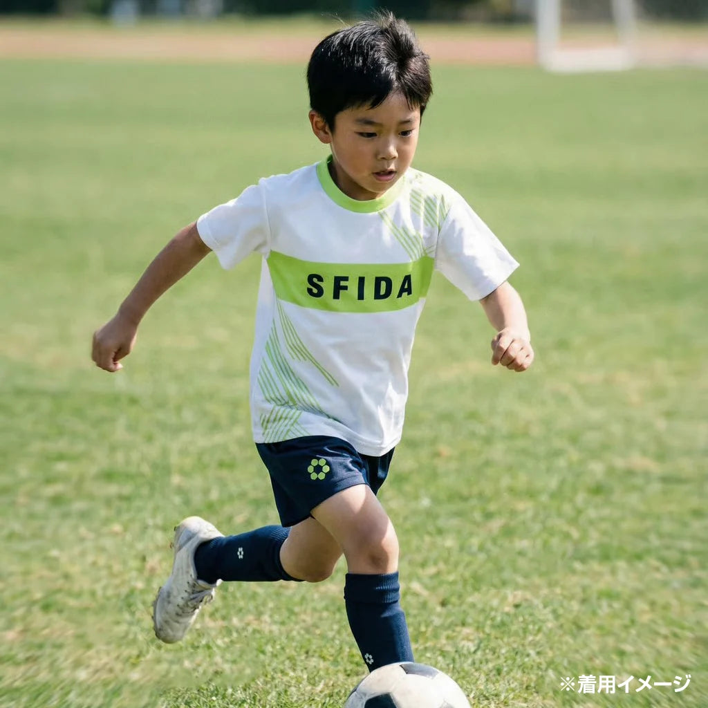 【セットアップ】[キッズ/ジュニア]SFIDA Jr.プラクティスＴシャツ＆ショーツ／SFIDA（スフィーダ）