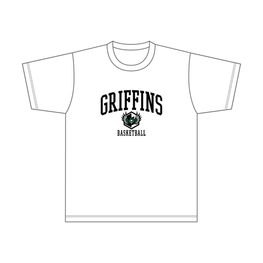 【社内】GRIFFINS ドライスムースTシャツ／ホワイト