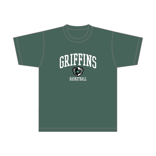 【社内】GRIFFINS ドライスムースTシャツ／アイビーグリーン