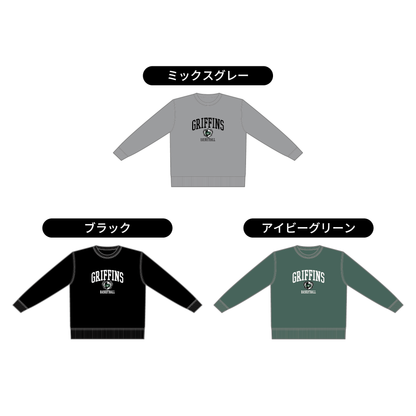 GRIFFINS コットンスウェット／ブラック