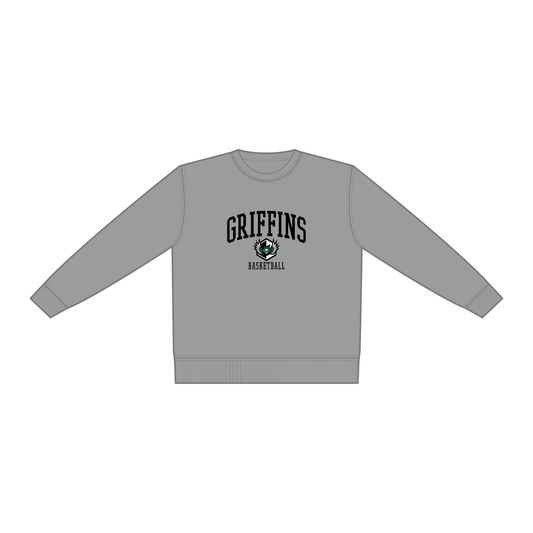 GRIFFINS コットンスウェット／ミックスグレー