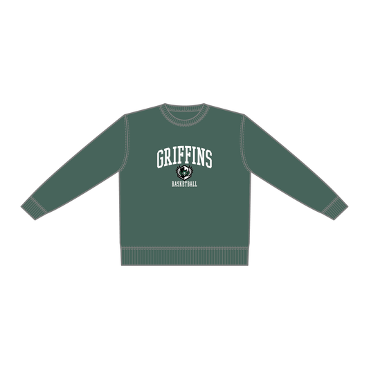 GRIFFINS コットンスウェット／アイビーグリーン