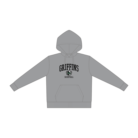 GRIFFINS コットンパーカー／ミックスグレー