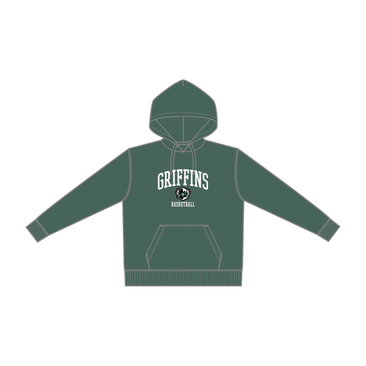 GRIFFINS コットンパーカー／アイビーグリーン