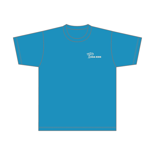 KOA kidsドライTシャツ／ターコイズ