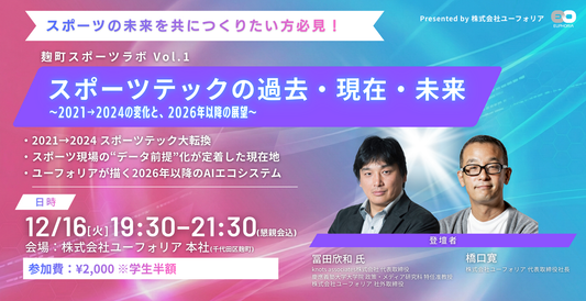 12月16日 ユーフォリア麹町スポーツラボVol.1